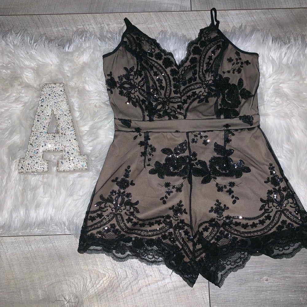 Sequin Romper